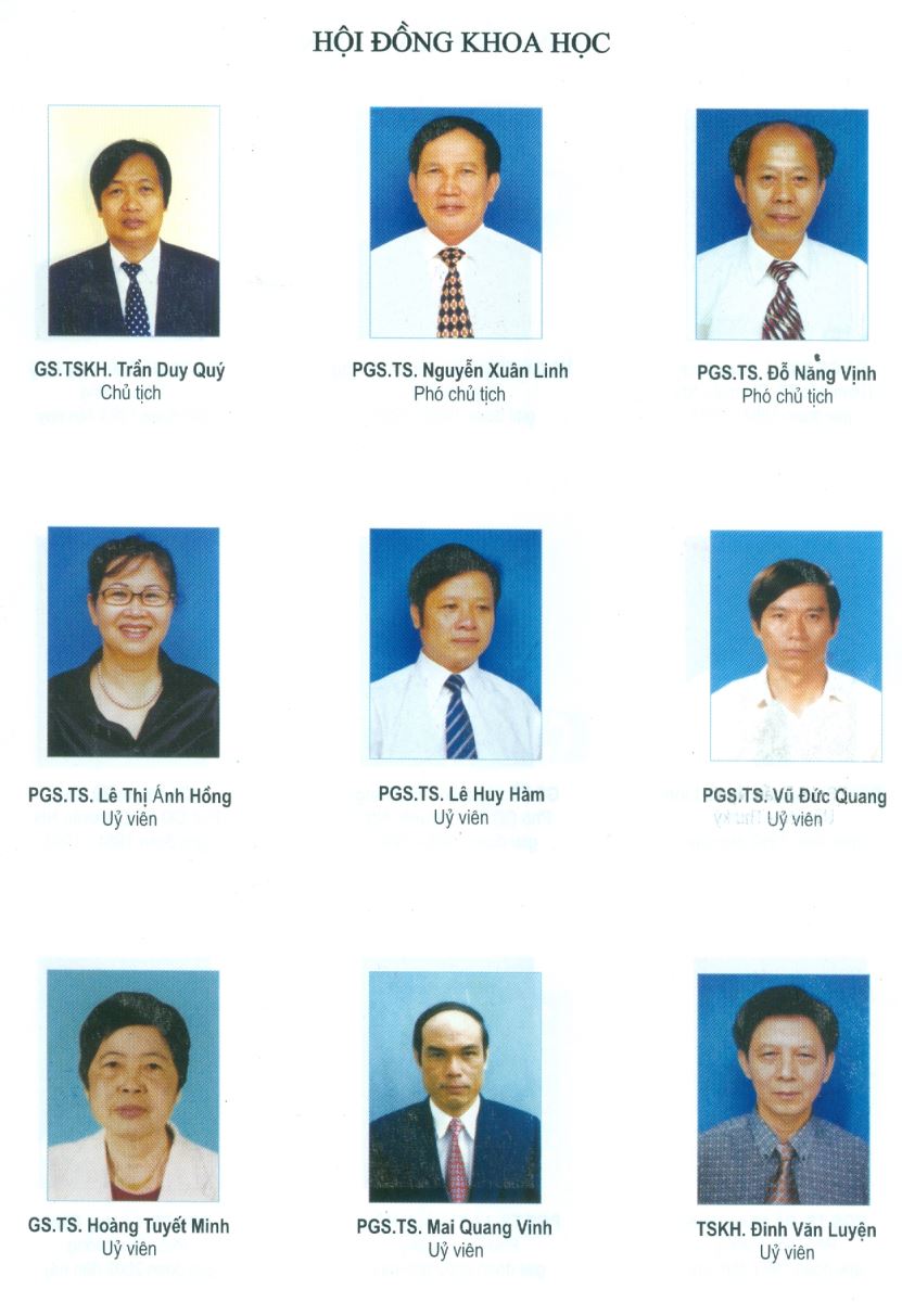 Hội đồng khoa học Viện Di truyền Nông nghiệp năm 2004